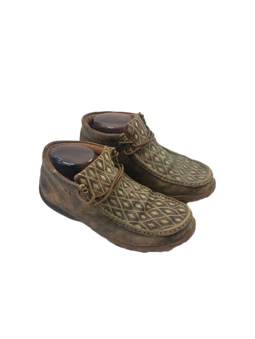 Twisted X Chukka Booties Distressed Leather Womens Size 8.5